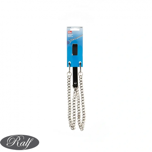 Lant de Geanta Negru/Argintiu 109.5cm- Prym 615249